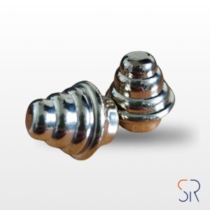 Terminal Barra Exterior Tubo (12 mm). Oro