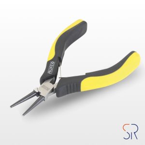 Minialicate de Precisión de Bocas Semiredondas con Corte ESD