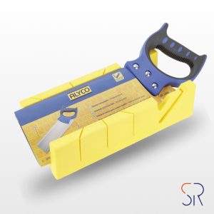 Juego Serrucho de Costilla y Caja de Ingletear de Plástico