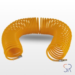 Manguera Espiral Aire Comprimido 15 metros.