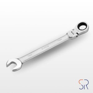 Llave Combinada con Carraca Articulada Flexible