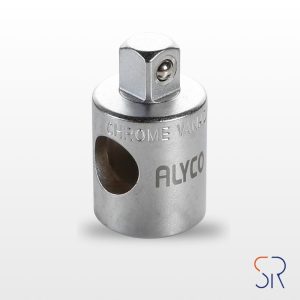 Adaptador para llaves de vaso con agujero pasante para mango en T