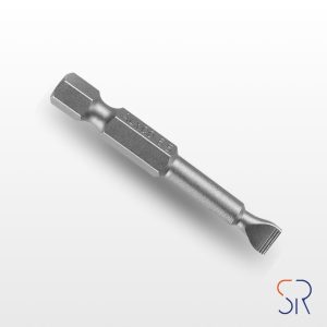 Puntas de Atornillar Planas de 1/4” y 50 mm de Longitud