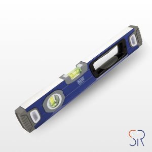 Nivel Tubular Magnético 2 Fiolas con una Asa y Perfil Rectangular de Aluminio
