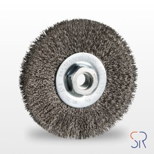 Cepillo Circular Metálico Latónado o de Acero inox. para Amoladoras