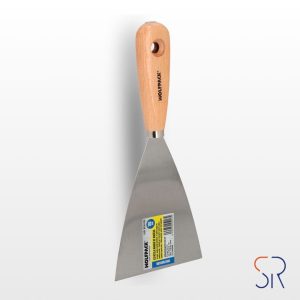 Espátula Mango Madera Hoja 100 mm