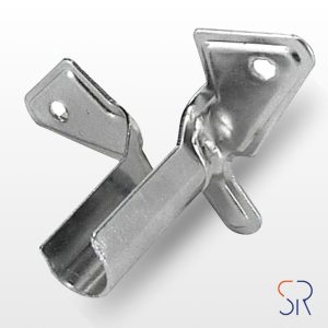 Soporte Barra (12mm). Cromo Lateral