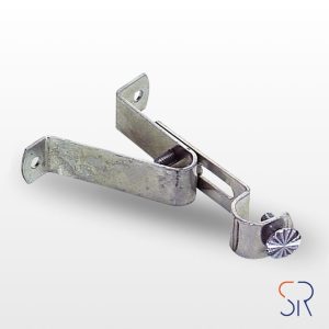 Soporte Barra (16 mm). Cromo Frontal Extensible