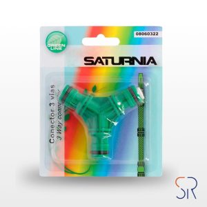 Conector Unión Manguera Plástico Saturnia