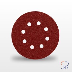 Lija recambio velcro disco Ø 125 mm. Con agujeros grano 240
