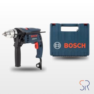 Taladro percutor con cable Bosch GSB 13 de 600W + broncas y maletín