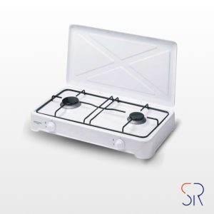 Cocina de gas 2 fuegos con tapa CG-200