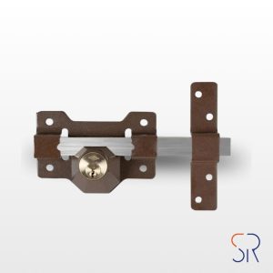 Cerrojo de seguridad con llave de bombillo 90 mm