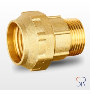 Manguito Recto Macho Pe x M 25 X 3/4"