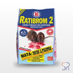 Ratibrom-2 Cebo Fresco 500 gr ( Caja 20 ud)